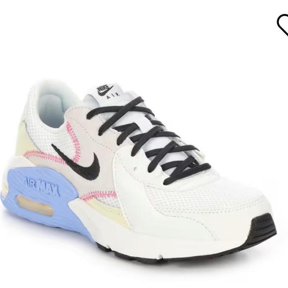 Nike Air max except White and Blue Sneakers women’s - Picture 2 of 7